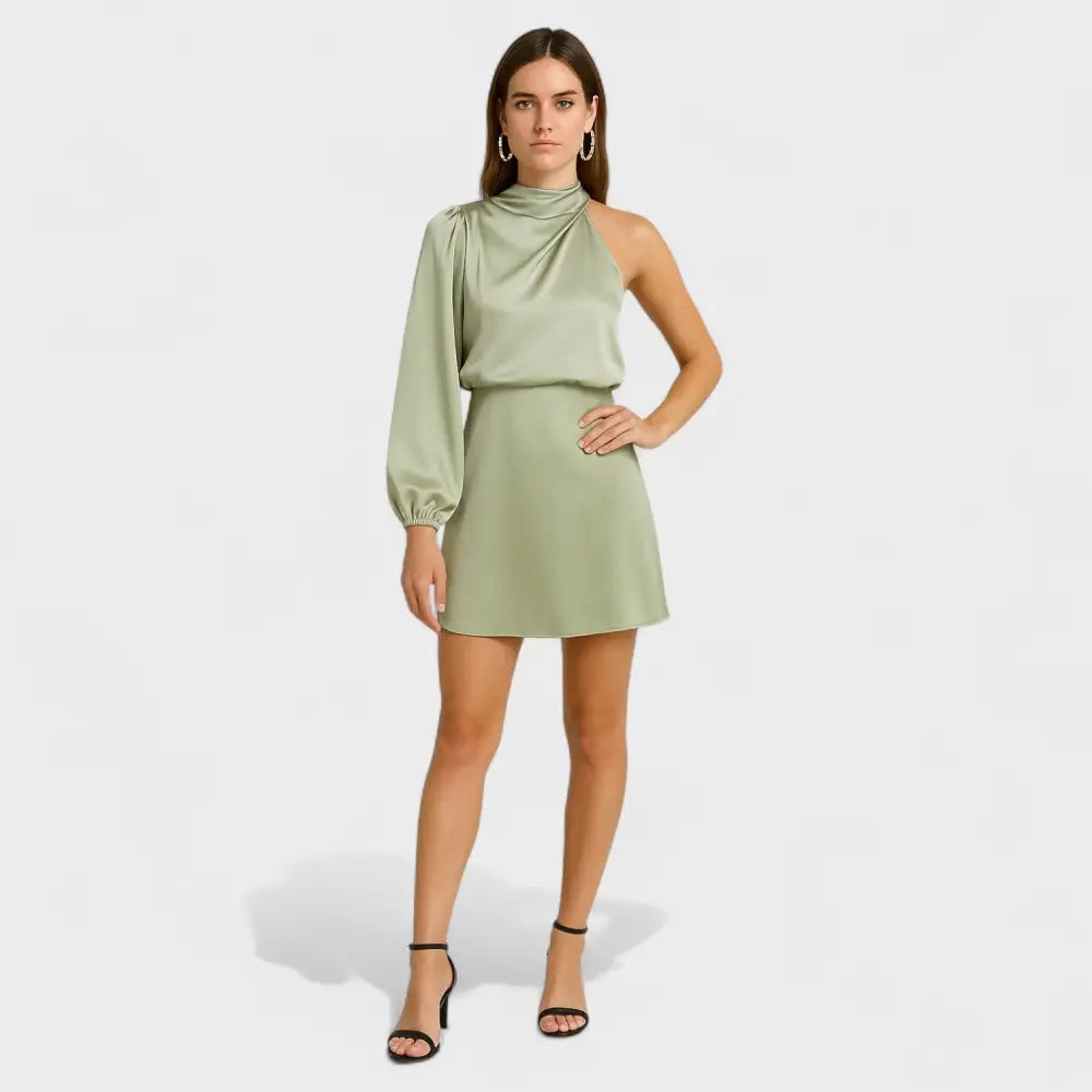 Carmen – Vestido Esencia de Elegancia Moderno - Verde claro / S - Vestidos