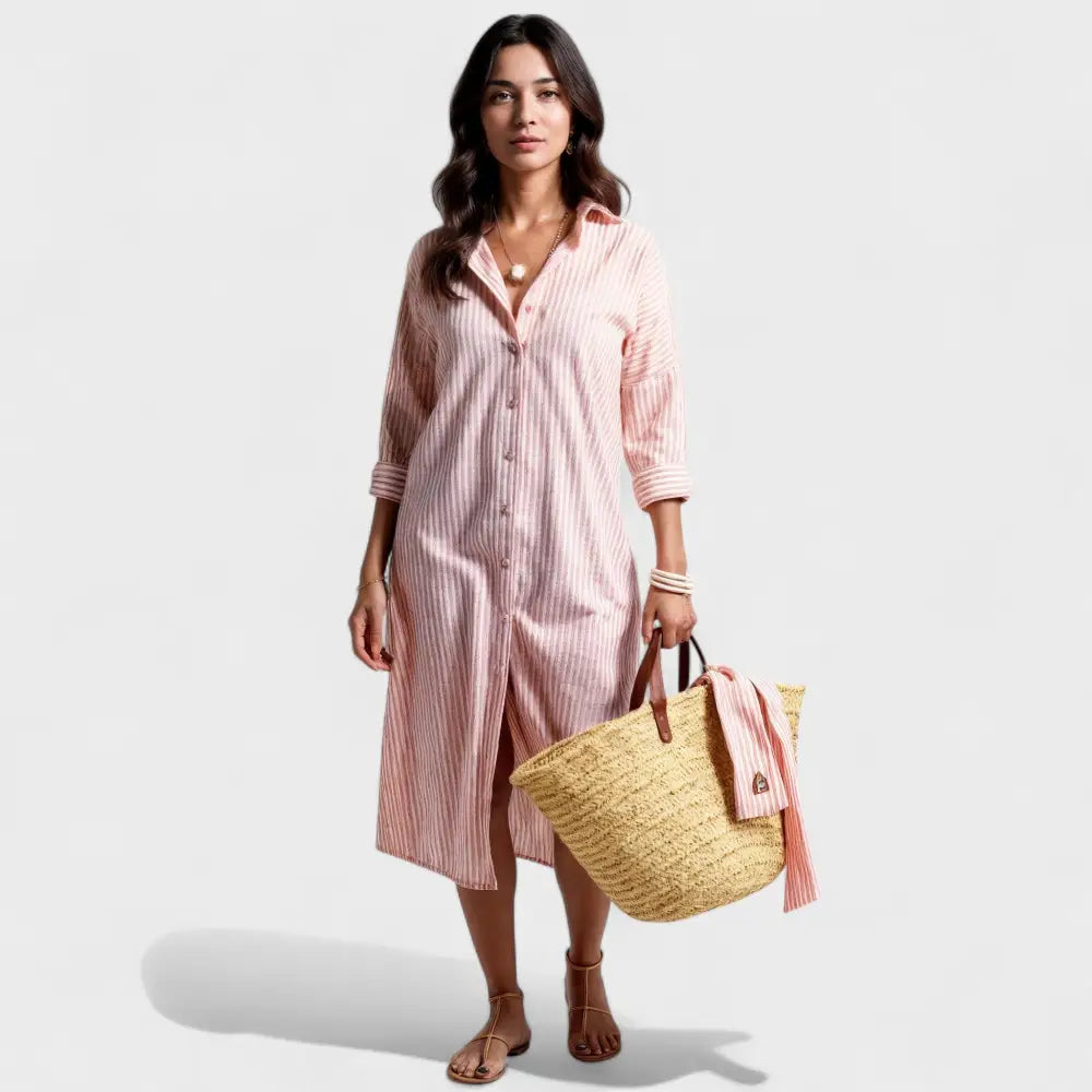 Carmen – Vestido Rayas Chic y Sofisticado - Vestidos
