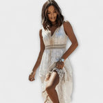 Celeste – Vestido Encanto Bohemio - Blanco / S - Vestidos