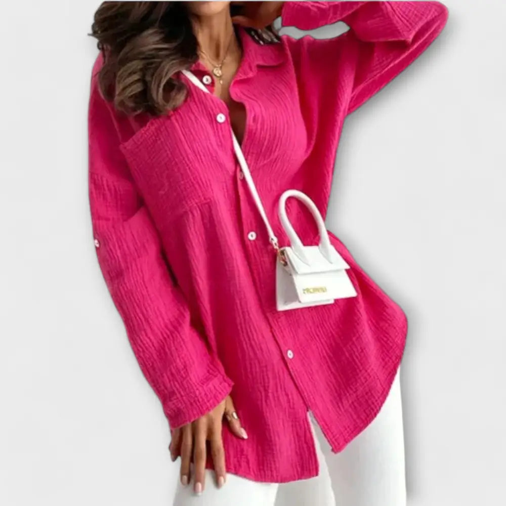 Clara – Blusa Toque Verano y Estilo - Pink / S - Clara – Blusa Toque Verano y Estilo > Blouses > >