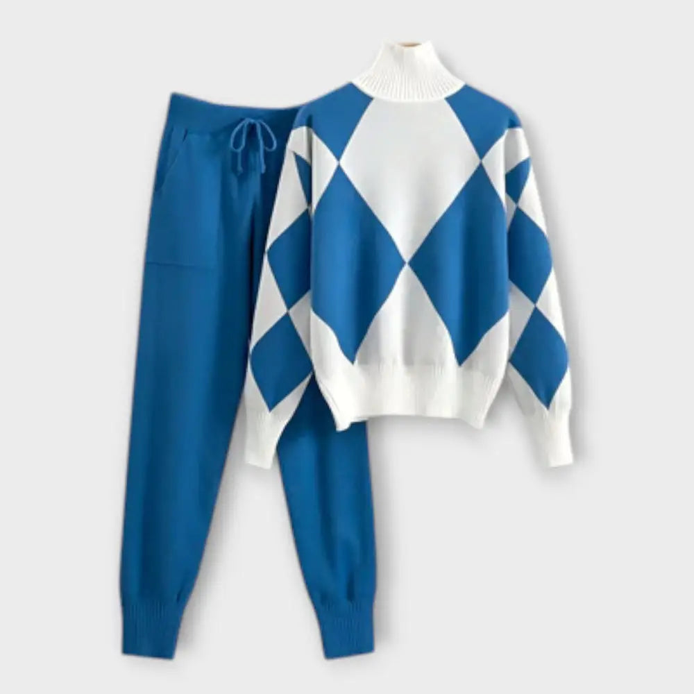 Clara – Conjunto Elegancia Versátil - Azul / S - CONJUNTOS