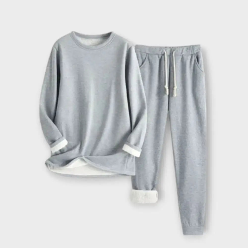 Clara – Conjunto Estilo Acogedor - Hellgrau / S - CONJUNTOS