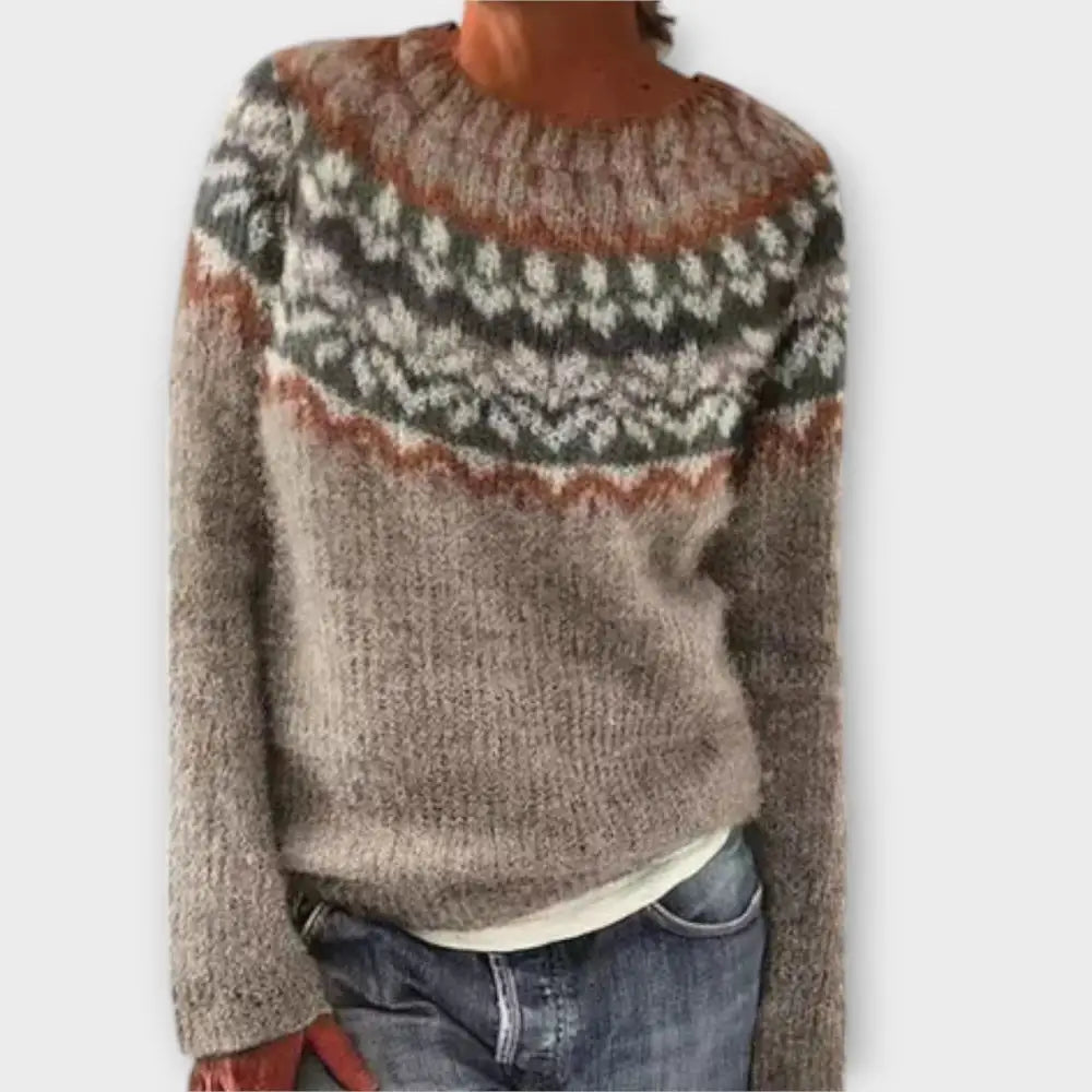 Clara – Suéter Elegancia Atemporal - Braun / XS - Suéteres & Cardigans