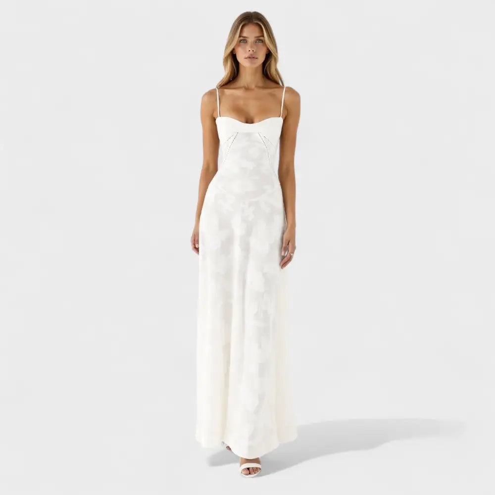 Clara – Vestido Brillo de Estrellas - Blanco / XS - Vestidos