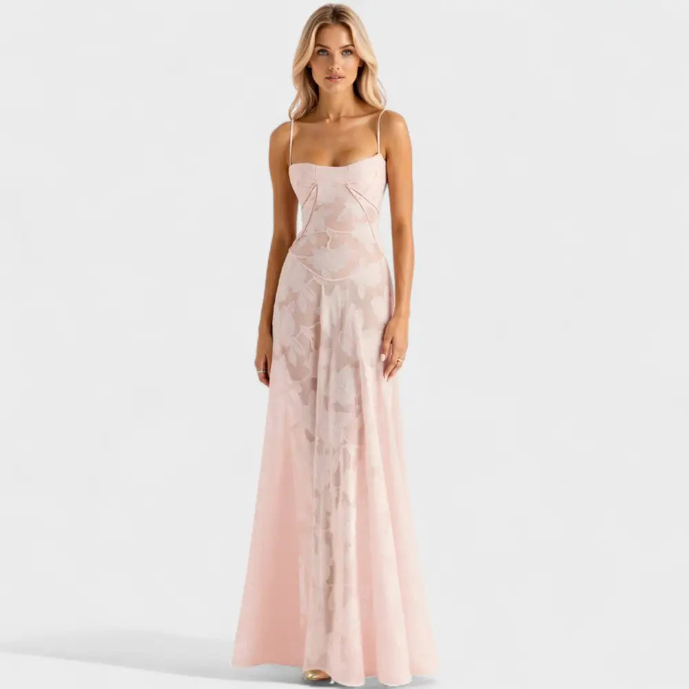 Clara – Vestido Brillo de Estrellas - Rosa / XS - Vestidos