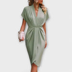 Clara – Vestido Elegancia Atemporal - Hellgrün / S - Vestidos