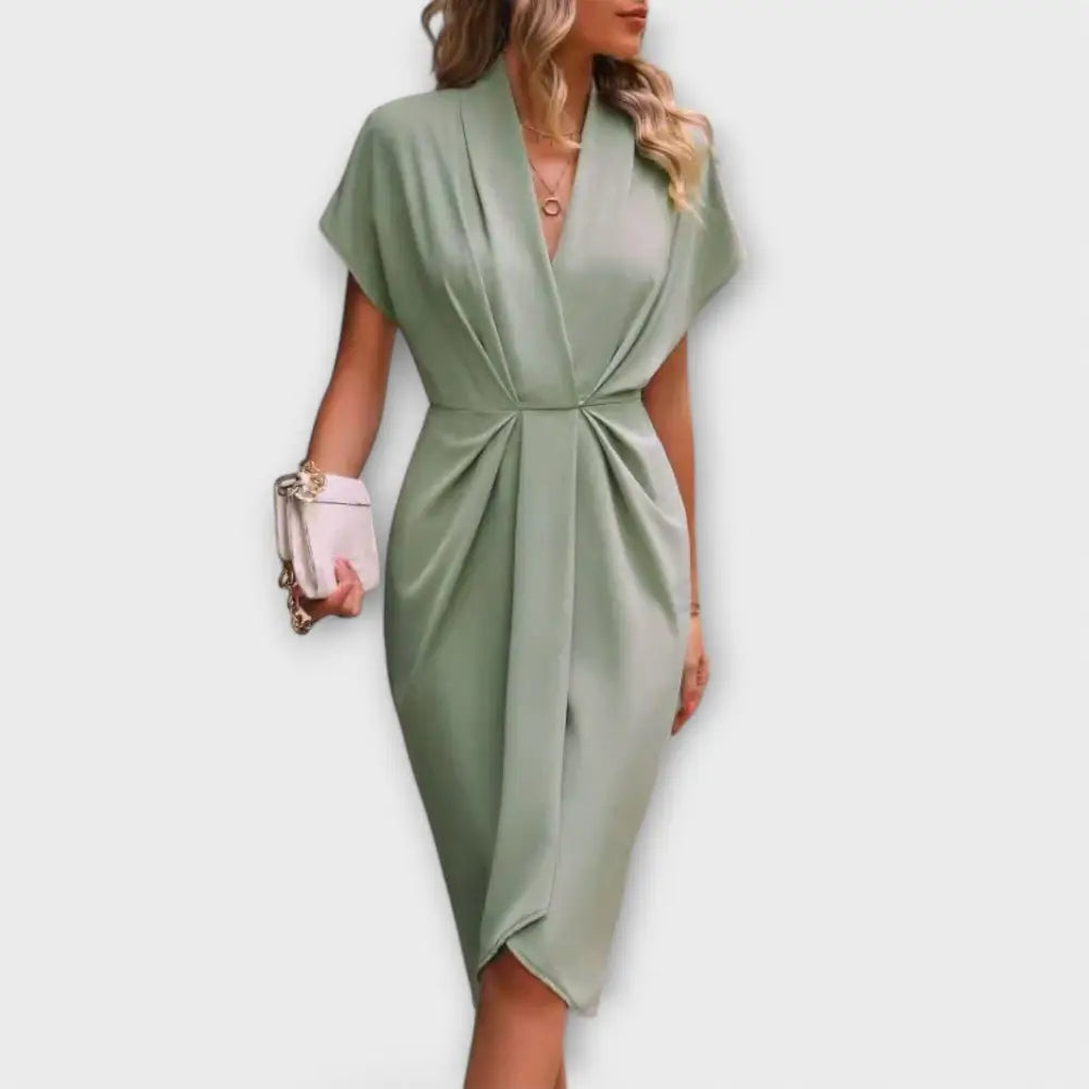 Clara – Vestido Elegancia Atemporal - Hellgrün / S - Vestidos