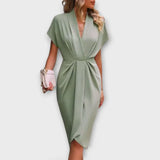 Clara – Vestido Elegancia Atemporal - Hellgrün / S - Vestidos