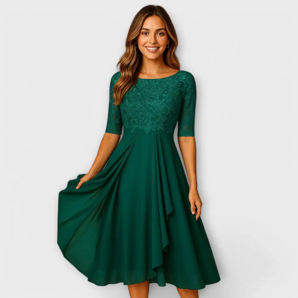 Clara – Vestido Elegancia para Invitadas de Boda - Türkis / XS - Vestidos