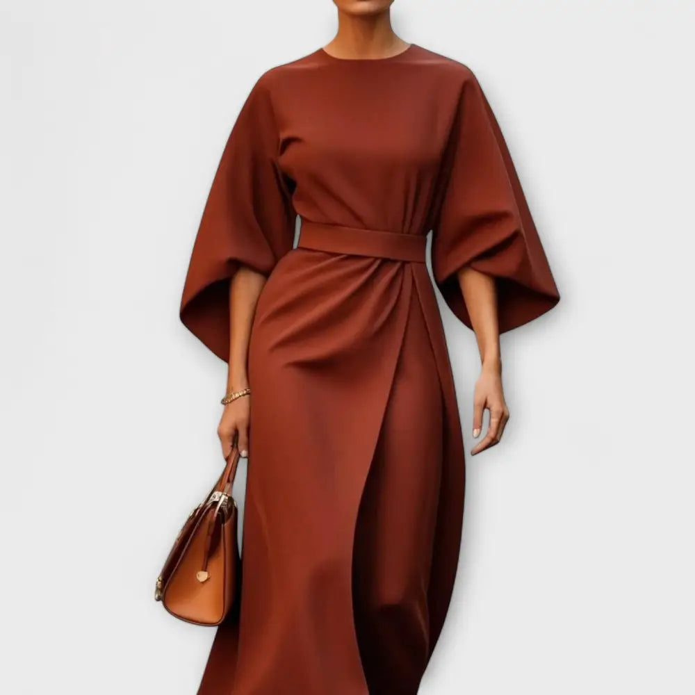 Clara – Vestido Encanto Atemporal - Braun / S - Vestidos