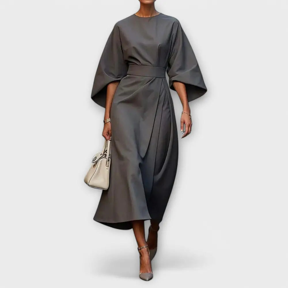 Clara – Vestido Encanto Atemporal - Grau / S - Vestidos