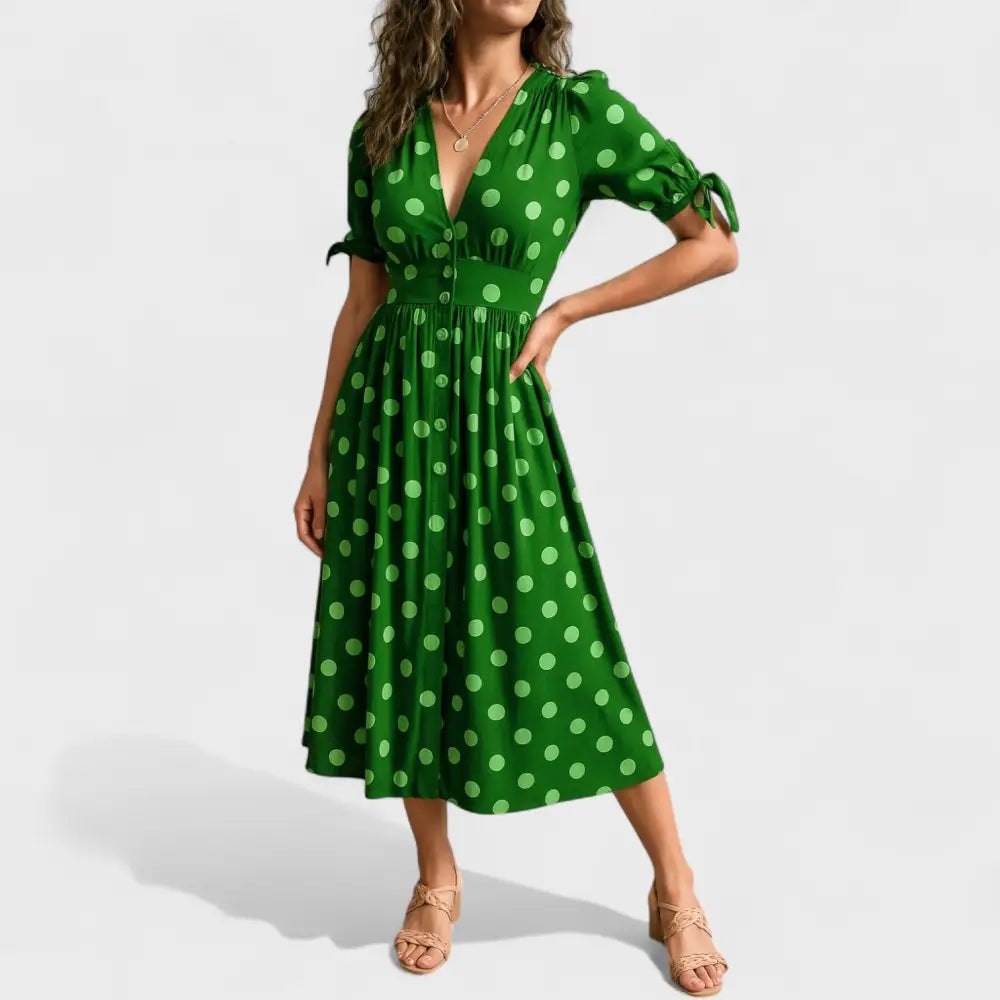 Clara – Vestido Encanto de Lunares - Vestidos