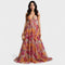 Clara – Vestido Encanto Floral Elegante - Naranja / S - Vestidos