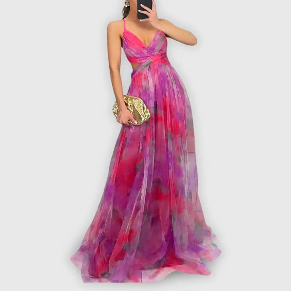 Clara – Vestido Encanto Floral Elegante - Vestidos