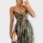 Clara – Vestido Encanto Floral Elegante - Vestidos