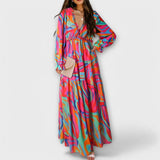 Clara – Vestido Encanto Floral - Rosenrot / S - Vestidos