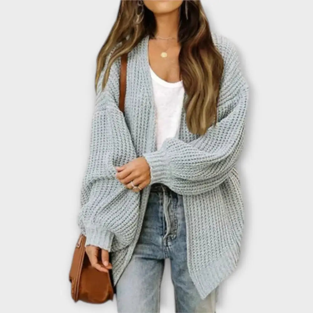 Claudia – Cárdigan Confortable y Chic para Cada Ocasión - Grau / S - Suéteres & Cardigans