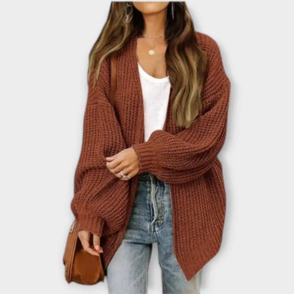 Claudia – Cárdigan Confortable y Chic para Cada Ocasión - Kaffee / S - Suéteres & Cardigans
