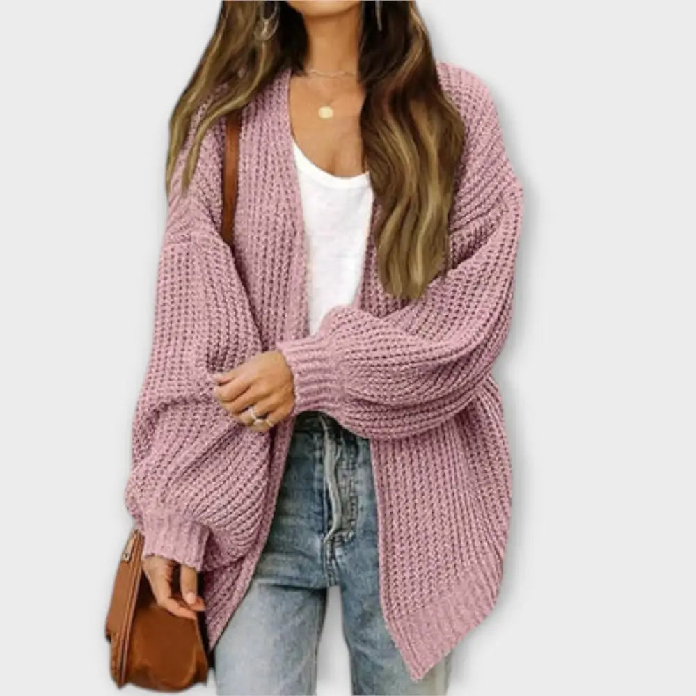 Claudia – Cárdigan Confortable y Chic para Cada Ocasión - Rosa / S - Suéteres & Cardigans
