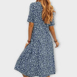 Claudia – Vestido Belleza Floral Atemporal - Vestidos