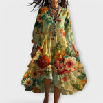 Claudia – Vestido Boho Chic con Encanto Floral - Vestidos