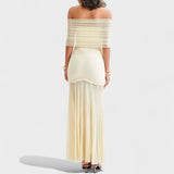 Claudia – Vestido Encanto de Malla con Hombros al Aire - Vestidos