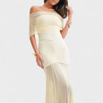 Claudia – Vestido Encanto de Malla con Hombros al Aire - Vestidos