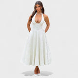 Claudia – Vestido Encanto Floral con Toque Romántico - Marfil / XS - Vestidos