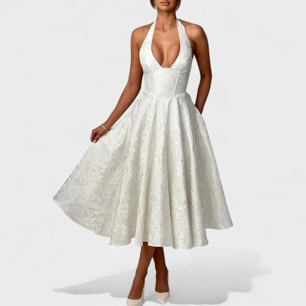 Claudia – Vestido Encanto Floral con Toque Romántico - Vestidos