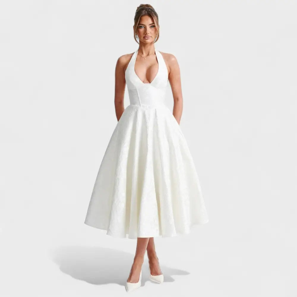 Claudia – Vestido Encanto Floral con Toque Romántico - Vestidos