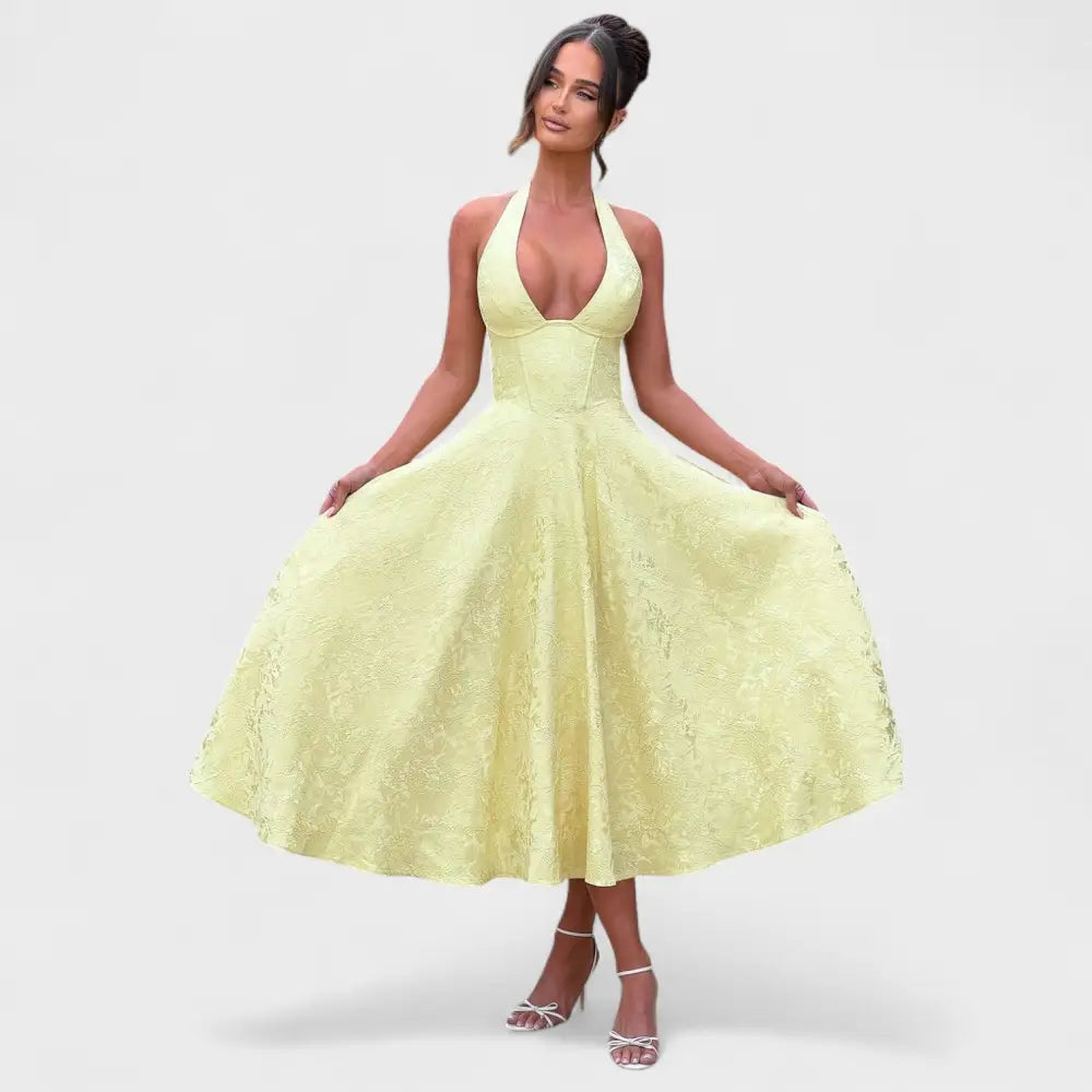 Claudia – Vestido Encanto Floral con Toque Romántico - Vestidos