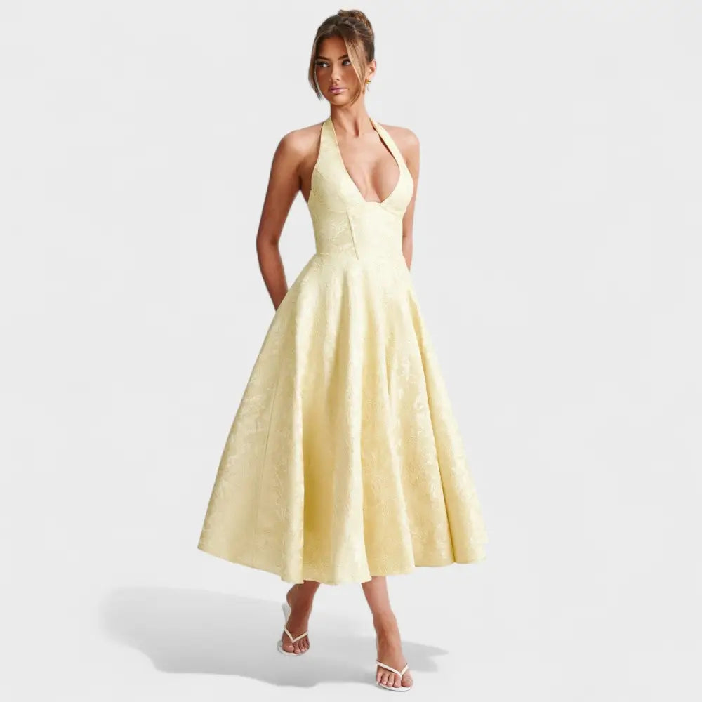 Claudia – Vestido Encanto Floral con Toque Romántico - Vestidos
