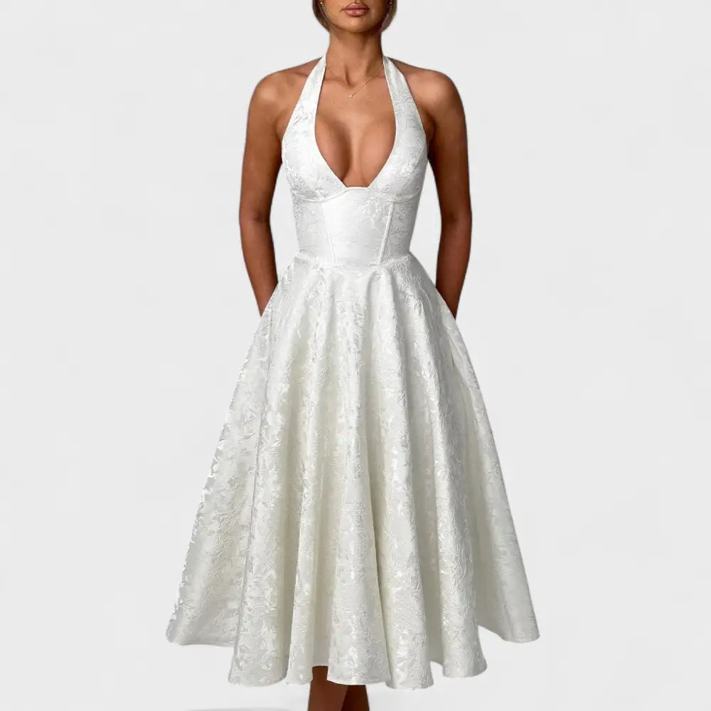 Claudia – Vestido Encanto Floral con Toque Romántico - Vestidos