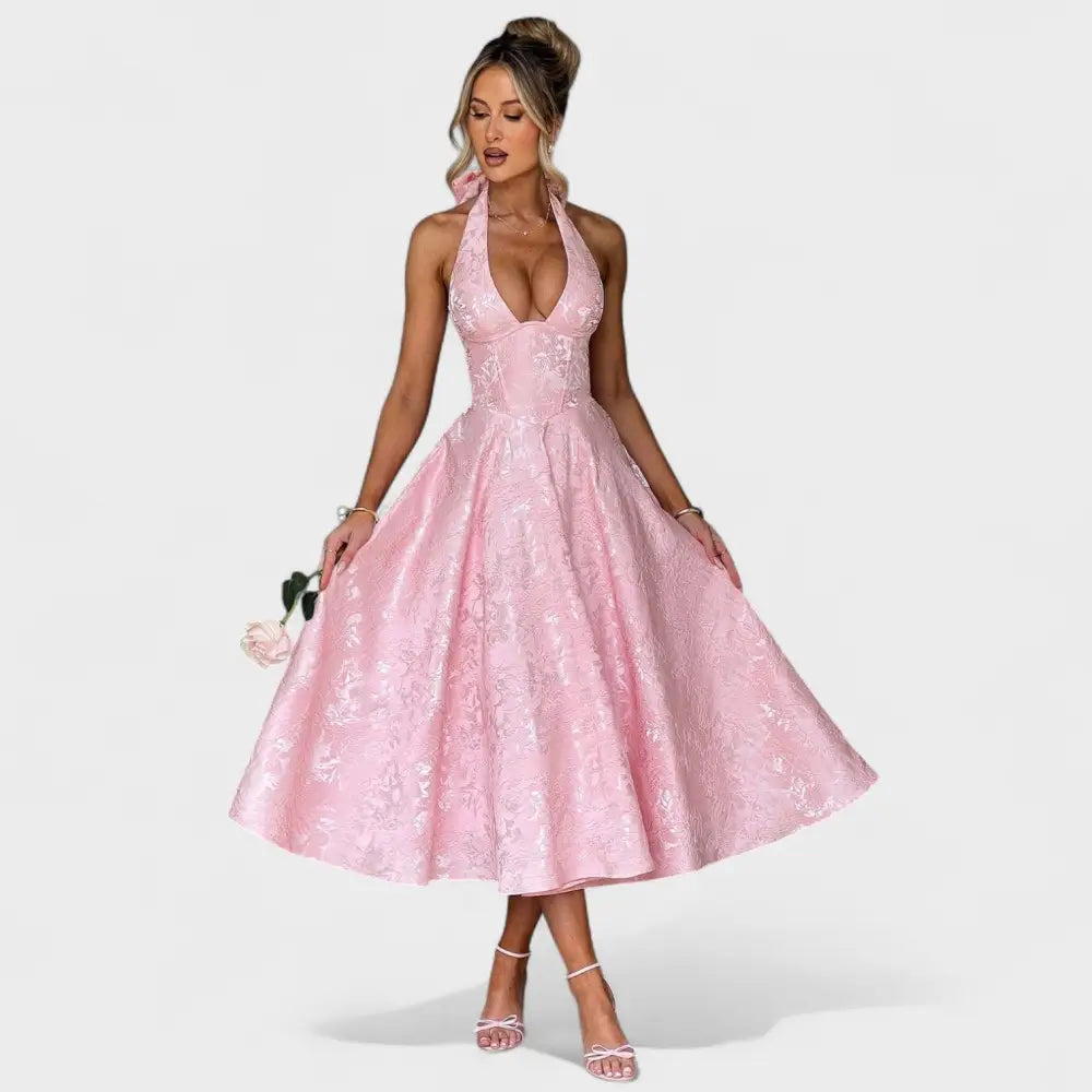 Claudia – Vestido Encanto Floral con Toque Romántico - Vestidos