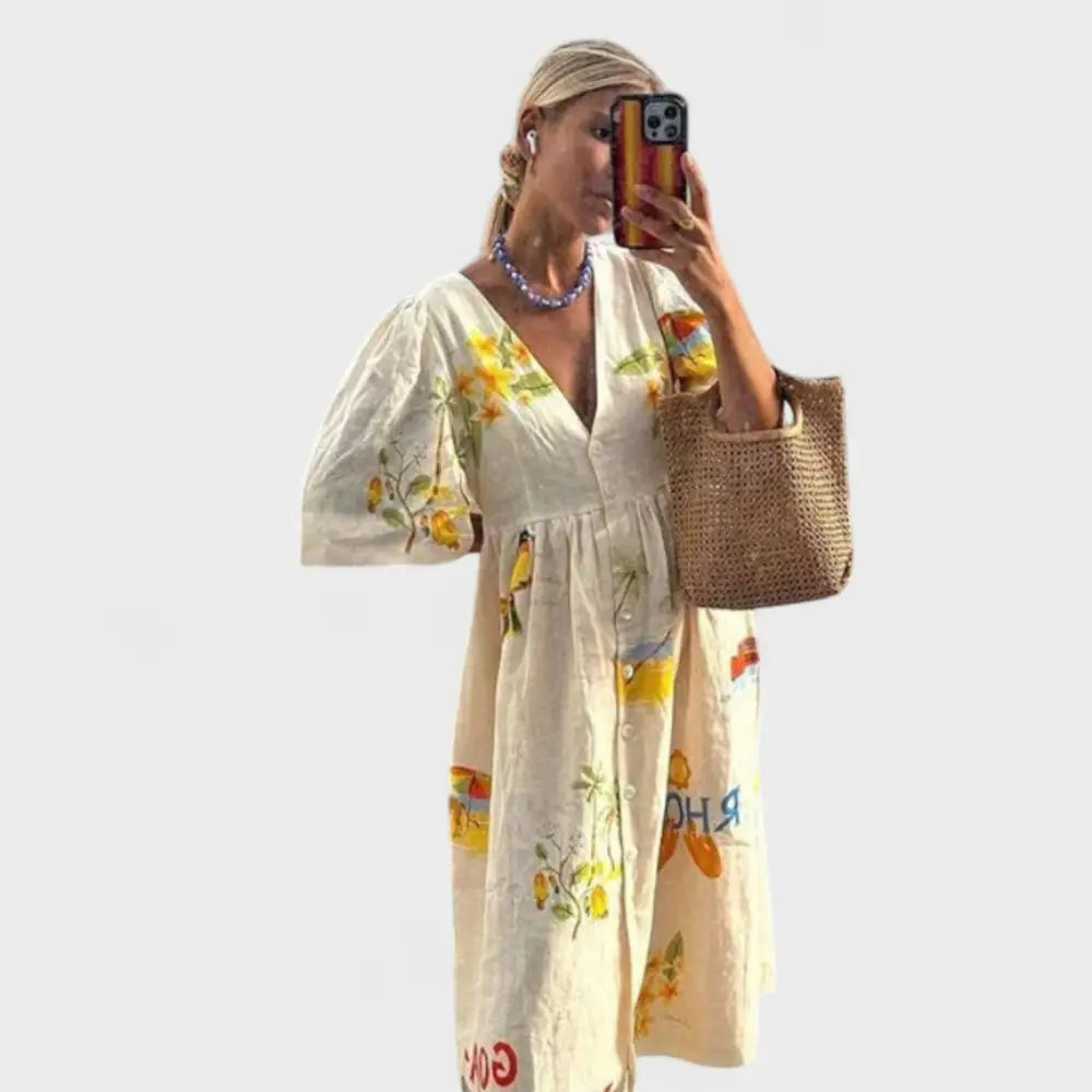 Claudia – Vestido Frescura Atemporal - Vestidos