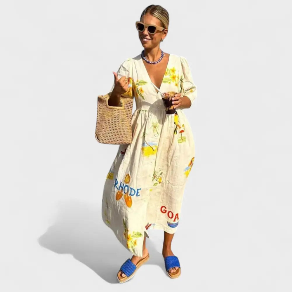 Claudia – Vestido Frescura Atemporal - Vestidos