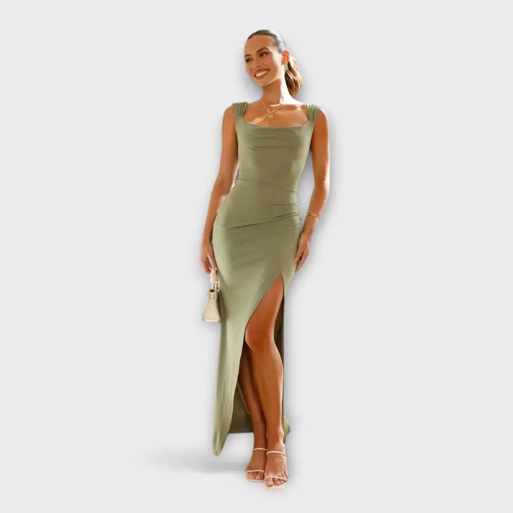 Claudia – Vestido Midi Brillo Radiante - Vestidos