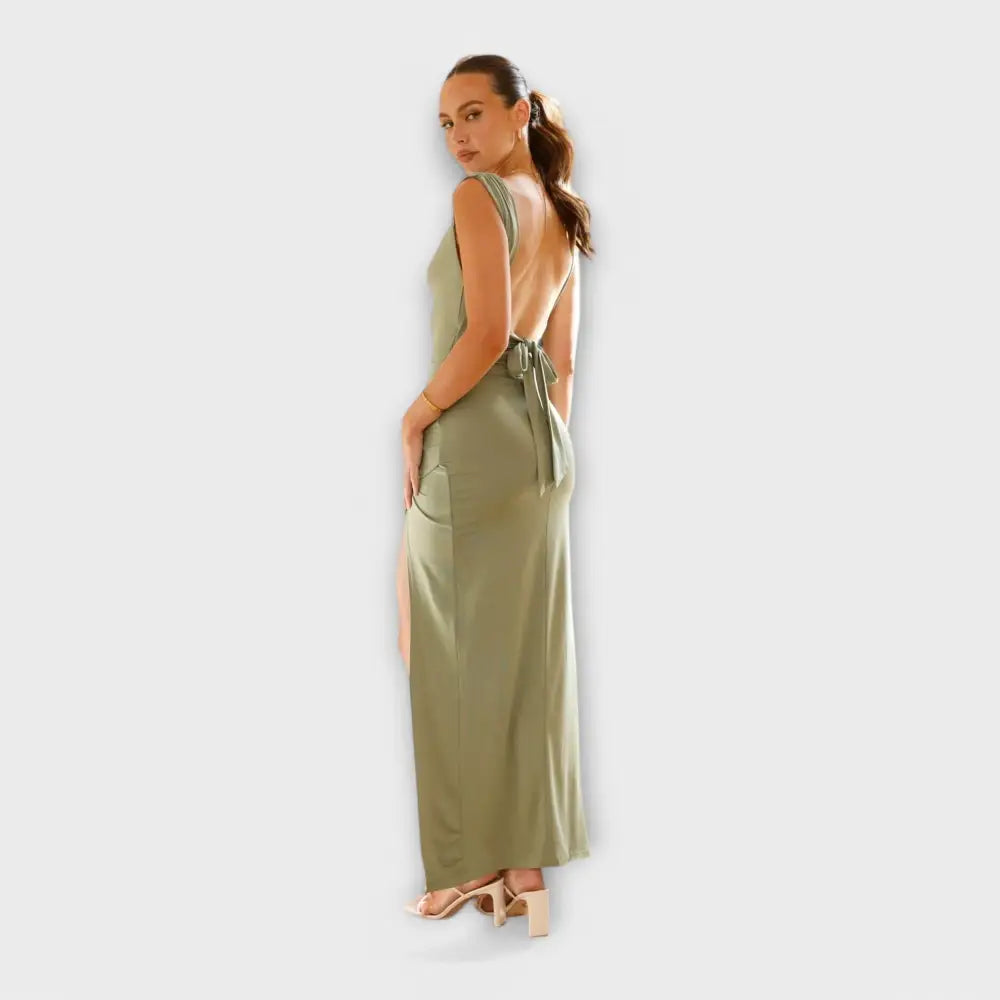 Claudia – Vestido Midi Brillo Radiante - Vestidos