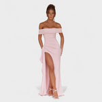 Diana – Vestido Elegancia Seductora - Rosa-Crema / XS - Vestidos