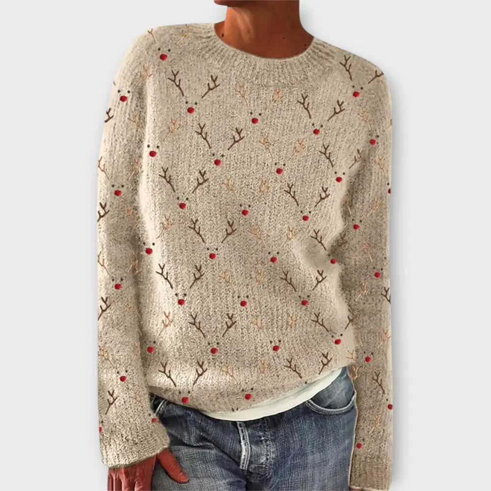 Elena – Suéter Estilo Acogedor - Beige / XS - Suéteres & Cardigans