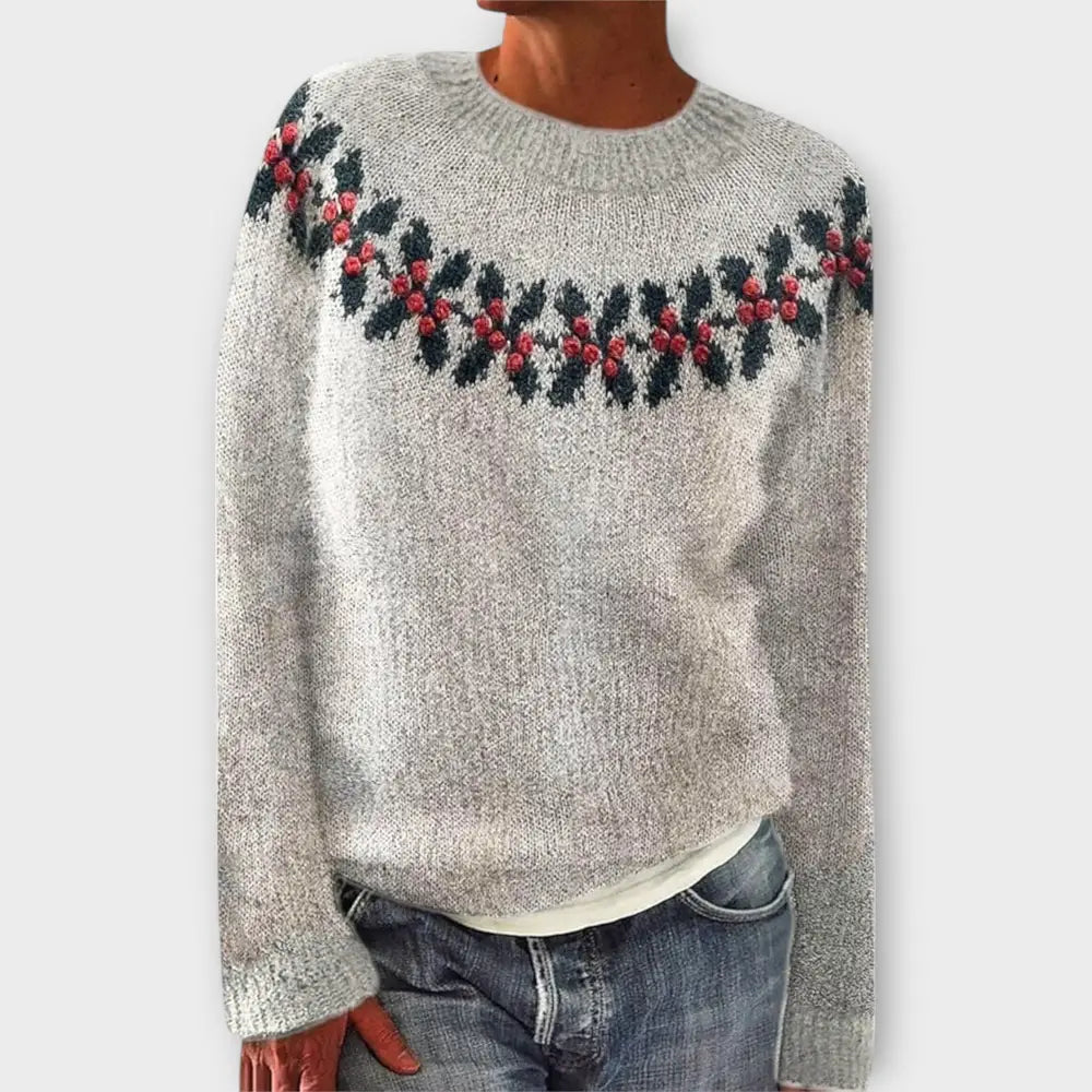 Elena – Suéter Estilo Acogedor - Grau / XS - Suéteres & Cardigans