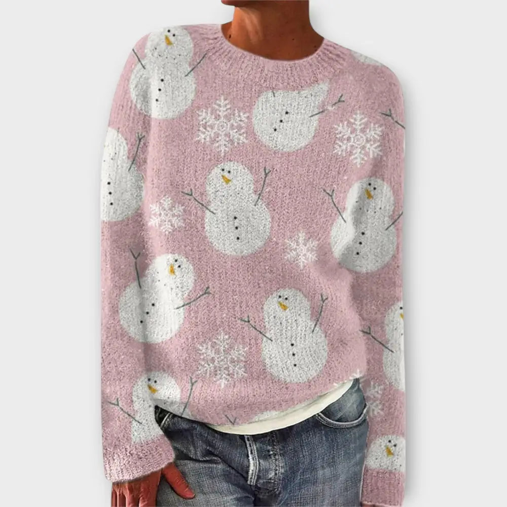 Elena – Suéter Estilo Acogedor - Rosa / XS - Suéteres & Cardigans