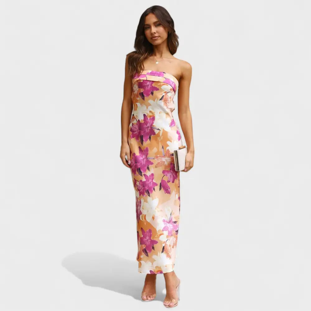 Elena – Vestido Brillo de Seda y Estilo - Vestidos