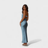 Elena – Vestido Brillo de Seda y Estilo - Vestidos