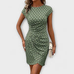 Emma – Vestido Estilo Tulipán Elegante - Armeegrün / XS - Vestidos