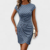 Emma – Vestido Estilo Tulipán Elegante - Azul / XS - Vestidos