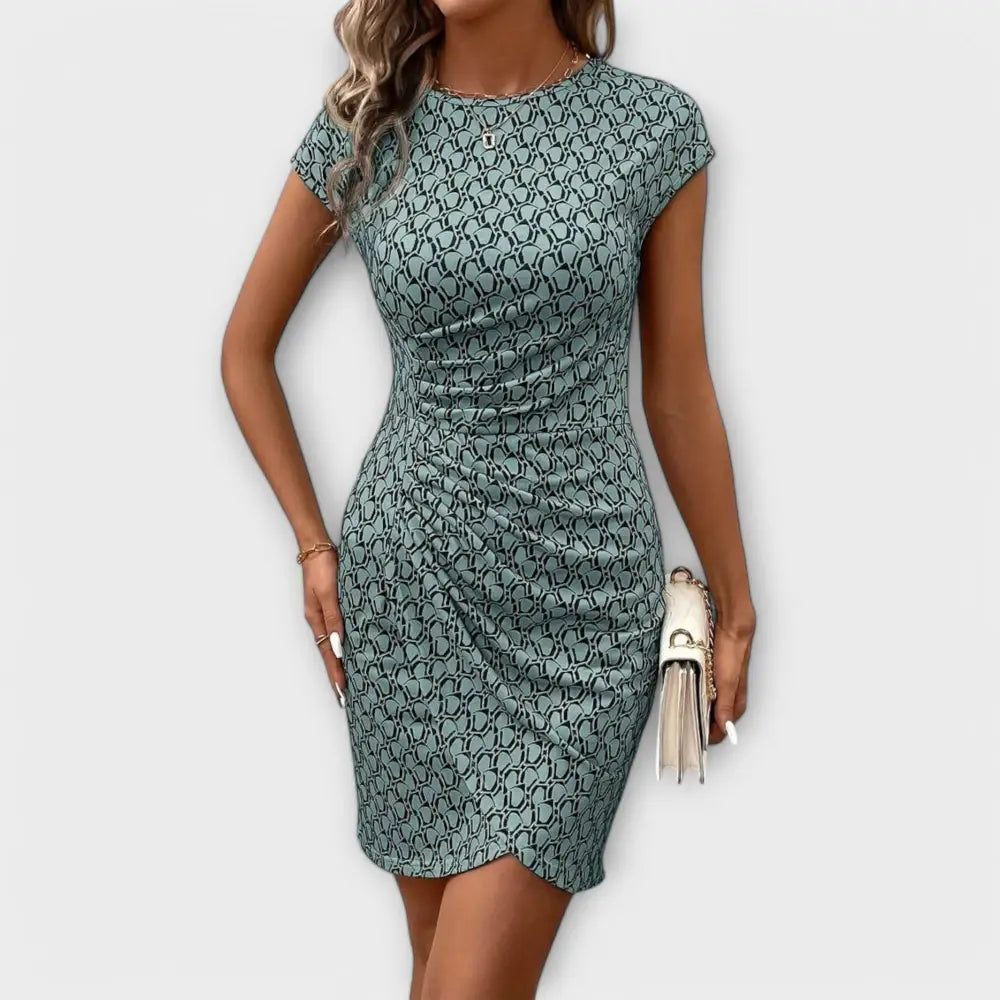 Emma – Vestido Estilo Tulipán Elegante - Dunkelgrün / XS - Vestidos
