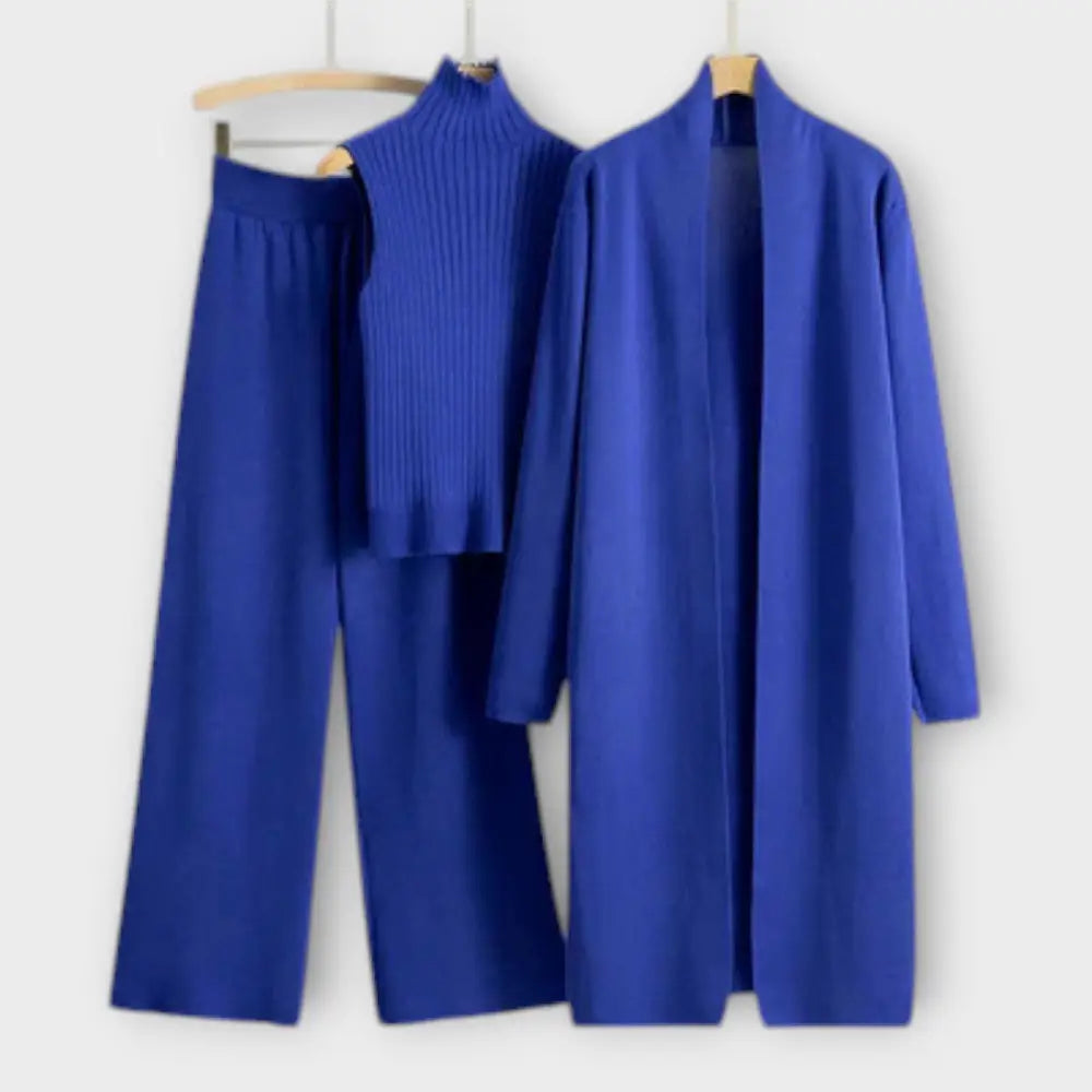 Estefanía – Conjunto Chic y Atemporal - Azul / XS - CONJUNTOS