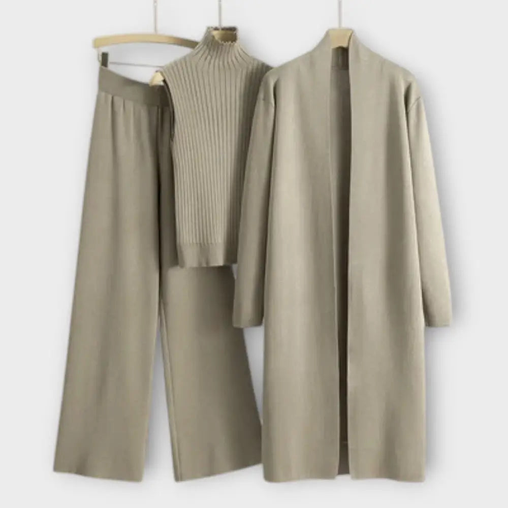 Estefanía – Conjunto Chic y Atemporal - Beige / XS - CONJUNTOS