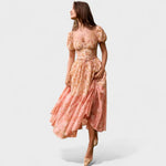Estefanía – Vestido Encanto Floral Natural - Vestidos